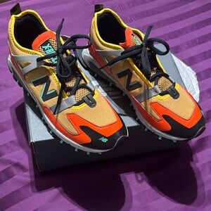 New Balance Orange and Yellow Trail Shoes